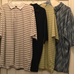 Bundle of four Greg Norman golf shirts. All XXL